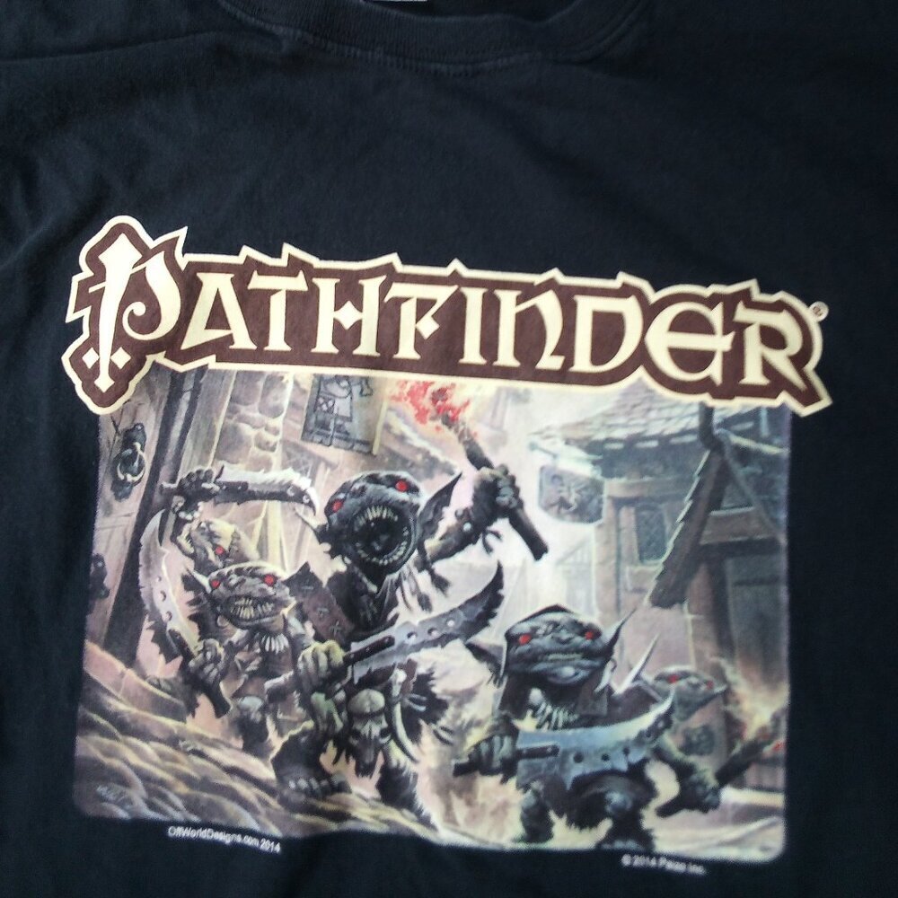 Pathfinder Paizo Off World Designs Card Game T-Shirt